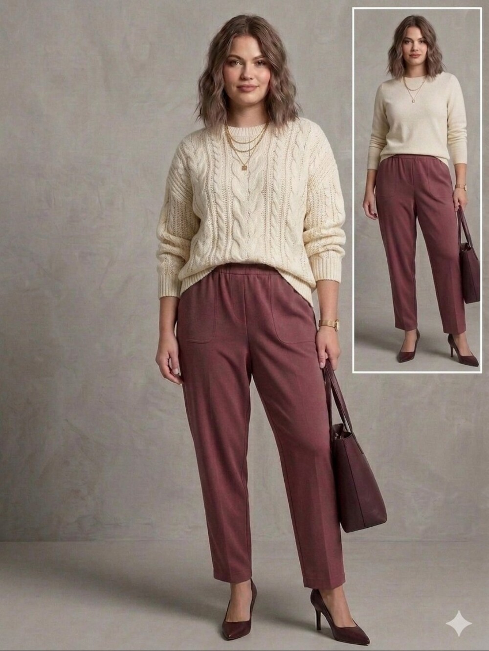 #84 💖XL Relaxed Fit 32 Cool Pants Large W18/BR15/IS28/L39